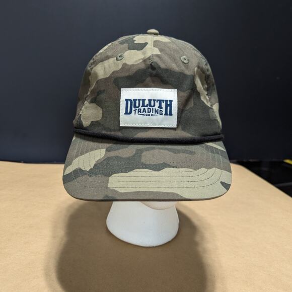 Duluth Trading Co Dry on the Fly Dad Cap Baseball Hat Camo Camouflage Gorpcore - Picture 1 of 6